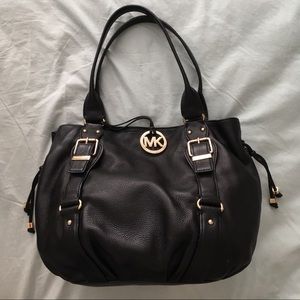 Michael Kors Leather Shoulder Bag Black